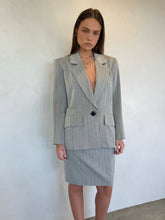 Load image into Gallery viewer, 1990s Yves Saint Laurent Grey Skirt Suit