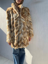 Load image into Gallery viewer, Vintage Fur Mid-Length Coat