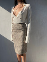 Load image into Gallery viewer, Prada 2004 Runway Tweed Skirt