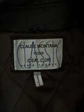 Load image into Gallery viewer, 1980s Claude Montana Brown Leather Jacket
