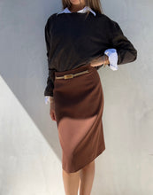 Load image into Gallery viewer, 1990's Celine Chain Belt Skirt