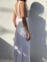 Load image into Gallery viewer, 1990s White Satin Slip Dress