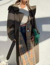 Load image into Gallery viewer, 1980s Burberry's Nova Print Trench Coat