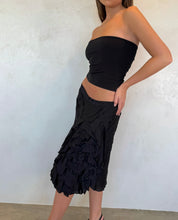 Load image into Gallery viewer, S/S 2003 Yves Saint Laurent by Tom Ford Runway Silk Flower Ruffle Skirt