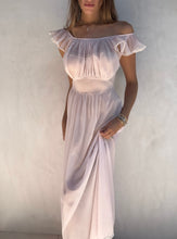 Load image into Gallery viewer, 1990s Sheer Chiffon Pink Slip Dress