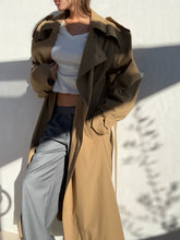 Load image into Gallery viewer, Vintage Christian Dior Khaki Trench Coat