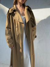 Load image into Gallery viewer, Vintage Christian Dior Khaki Trench Coat