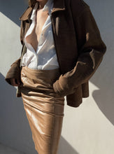 Load image into Gallery viewer, 90s Adrienne Vittadini Leather Skirt