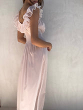 Load image into Gallery viewer, 1990s Sheer Chiffon Pink Slip Dress