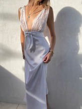 Load image into Gallery viewer, 1990s White Satin Slip Dress
