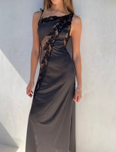 Load image into Gallery viewer, 1990s Black Lace Slip Dress