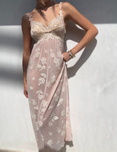 Load image into Gallery viewer, Vintage Luxury Designer 1990's Lace Sheer Slip Dress