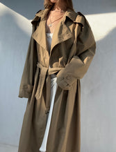 Load image into Gallery viewer, Vintage Christian Dior Khaki Trench Coat