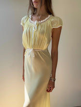 Load image into Gallery viewer, 1990s Bias Cut Butter Yellow Slip Dress