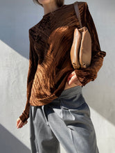 Load image into Gallery viewer, FW 1994 Yves Saint Laurent Velvet Blouse