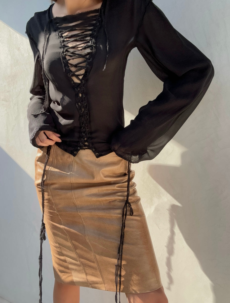 2002 Tom Ford Yves Saint Laurent Mombasa Top – villa amour vintage