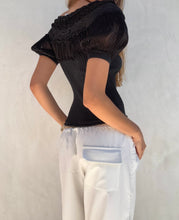 Load image into Gallery viewer, 1990s Jean Paul Gaultier Crochet Sheer Top