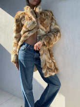 Load image into Gallery viewer, Vintage Fur Mid-Length Coat