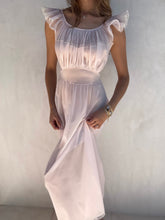 Load image into Gallery viewer, 1990s Sheer Chiffon Pink Slip Dress