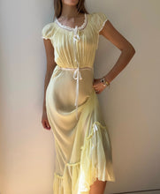 Load image into Gallery viewer, 1990s Bias Cut Butter Yellow Slip Dress
