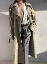 Load image into Gallery viewer, 1980s Yves Saint Laurent Khaki Trench Coat