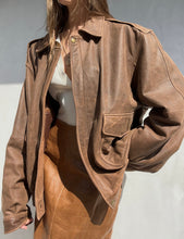 Load image into Gallery viewer, Vintage Wilsons Distressed Leather Jacket