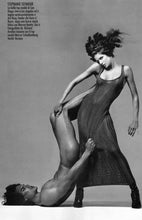 Load image into Gallery viewer, F/W 1993 Gianni Versace Runway Sheer Purple Knit Bodycon Dress