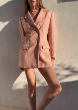 Load image into Gallery viewer, Vintage Yves Saint Laurent Tweed Mini Dress