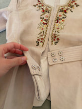 Load image into Gallery viewer, Early 2000s Valentino Beaded Suede Top