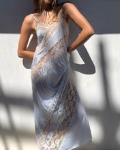 Load image into Gallery viewer, Vintage Lace Cutout Slip Dress