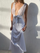 Load image into Gallery viewer, 1990s White Satin Slip Dress