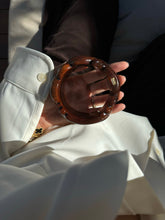 Load image into Gallery viewer, Rare 1980s Yves Saint Laurent Ceramic Cuff