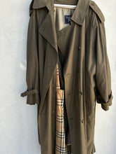 Load image into Gallery viewer, 1980s Burberry's Nova Print Trench Coat