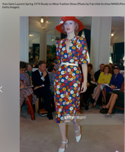 Load image into Gallery viewer, Rare S/S 1974 Yves Saint Laurent Runway Skirt