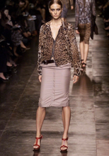Load image into Gallery viewer, S/S 2004 Yves Saint Laurent Tom Ford Tan Skirt