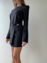 Load image into Gallery viewer, Gucci By Tom Ford 1997 Runway G Buckle Wrap Leather Belt Dress