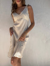 Load image into Gallery viewer, Rare 1990's Calvin Klein Beaded Silk Dress