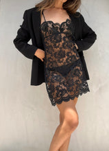 Load image into Gallery viewer, 1990's Mini Sheer Lace Dress