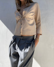 Load image into Gallery viewer, Rare Gucci Tom Ford Leather Blouse