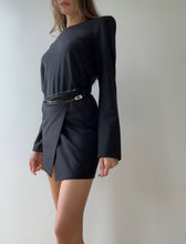 Load image into Gallery viewer, Gucci By Tom Ford 1997 Runway G Buckle Wrap Leather Belt Dress