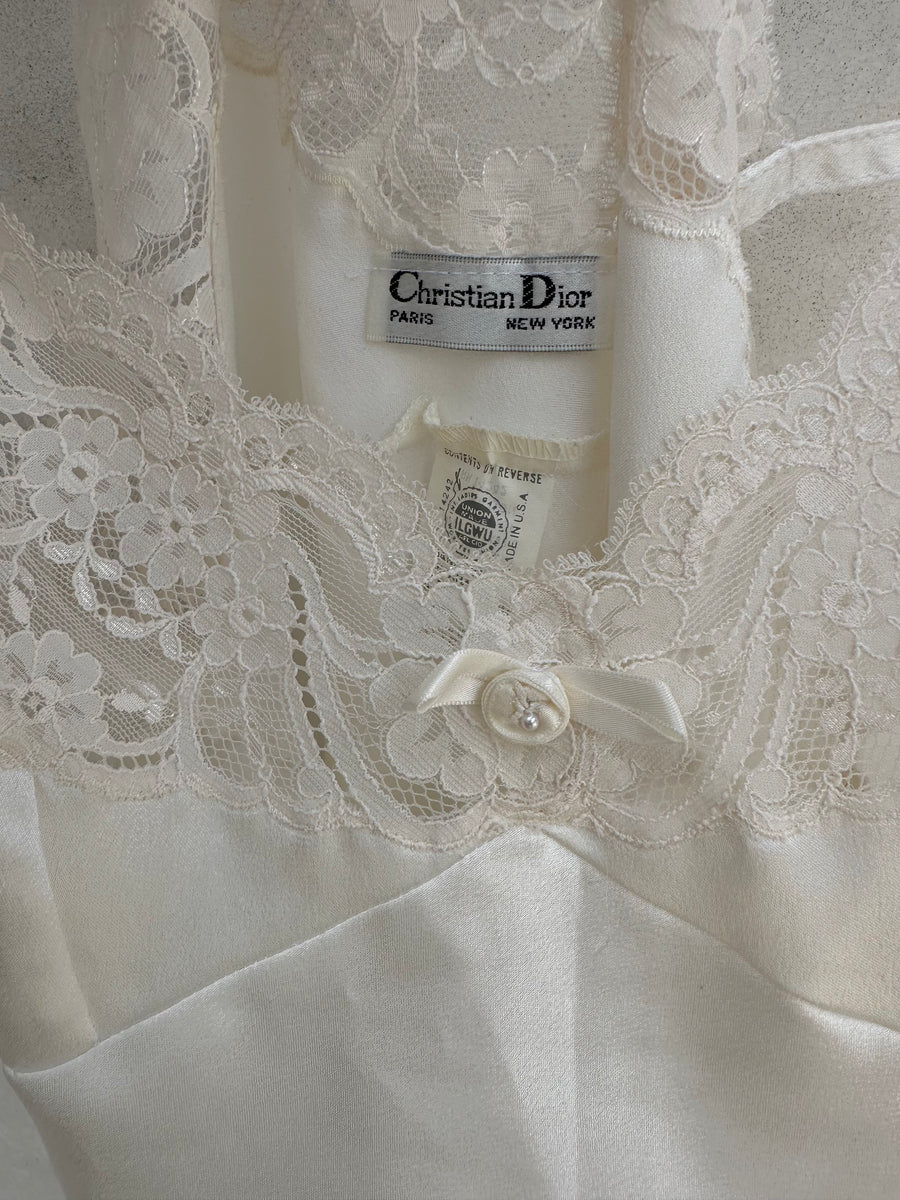 vintage dior slip dress Vintage Christian Dior Slip Dress – villa amour vintage