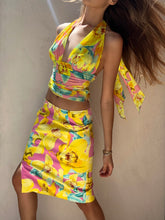 Load image into Gallery viewer, Versace Spring 2004 Look 10 Skirt Set