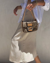 Load image into Gallery viewer, 1990’s Fendi Monogram Zucca Baguette Shoulder Bag