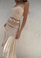 Load image into Gallery viewer, Vintage Knit Cutout Midi Dress
