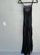 Load image into Gallery viewer, 1990's Black Lace Slip Dress
