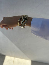 Load image into Gallery viewer, 1980's Gold Tone Cuffs
