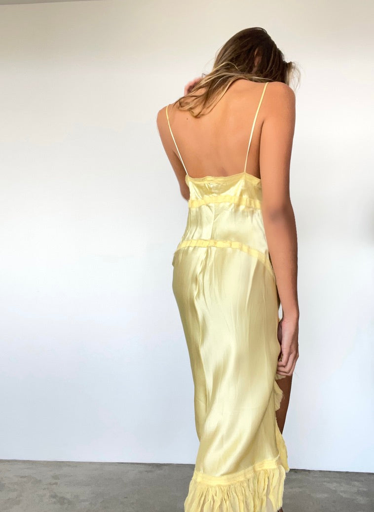roberto cavalli slip dress Roberto Cavalli Silk Slip Dress – villa amour vintage