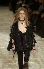Load image into Gallery viewer, Gucci Tom Ford Runway 2002 Ebony Cross Beaded Necklace