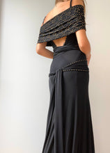 Load image into Gallery viewer, RARE Vintage Donna Karen Studed Cutout Gown