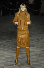 Load image into Gallery viewer, Loewe F/W 2002 Leather Skirt Suit